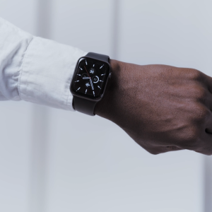 High-Tech Smartwatch on Wrist