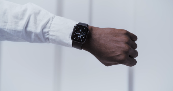 High-Tech Smartwatch on Wrist